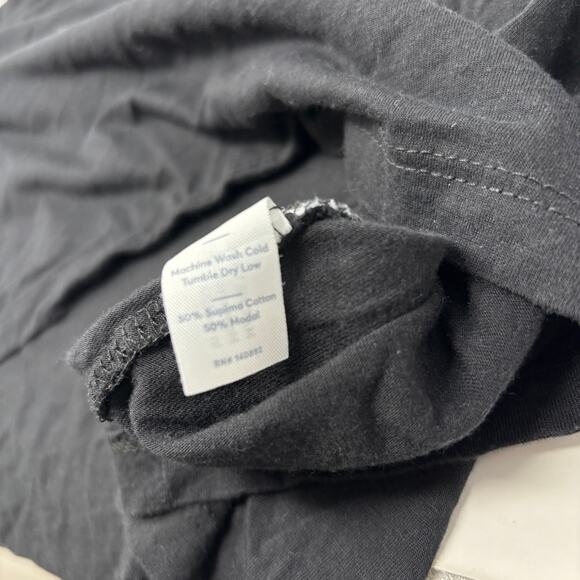 Marine Layer XL Black "In the loop" Logo Crewneck T-Shirt - Picture 4 of 6